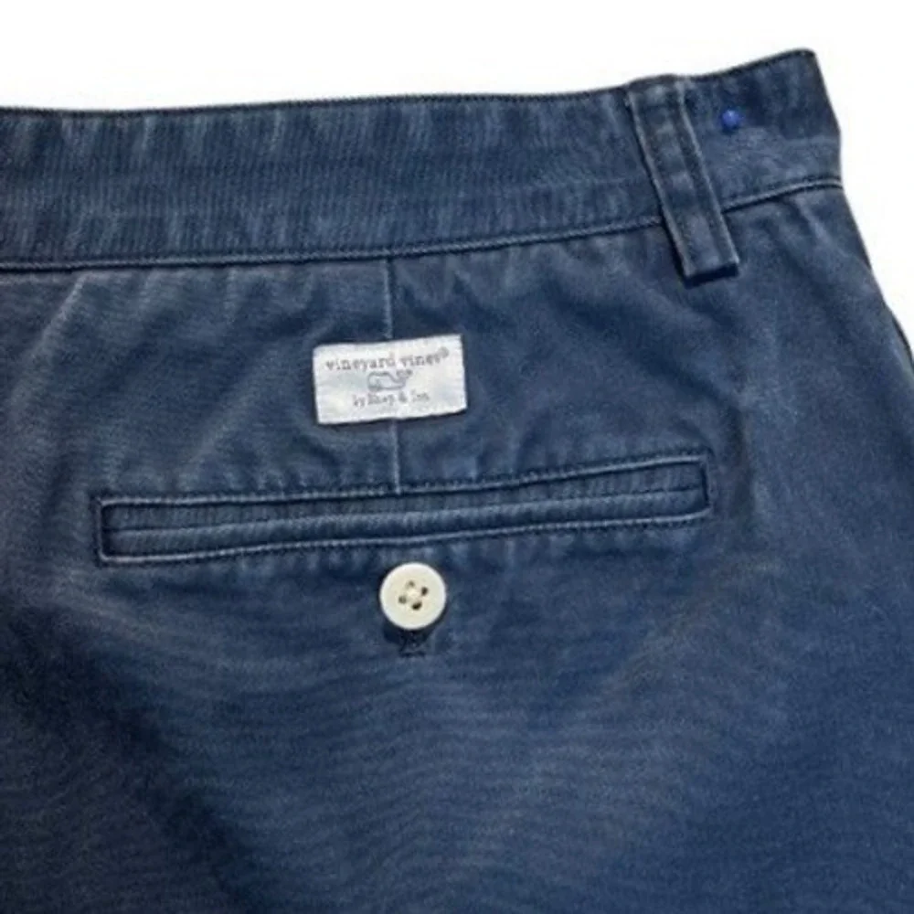 Vineyard Vines Club Short‎ Mens 36 Navy Chino 9in Classic Prep Cotton Casual